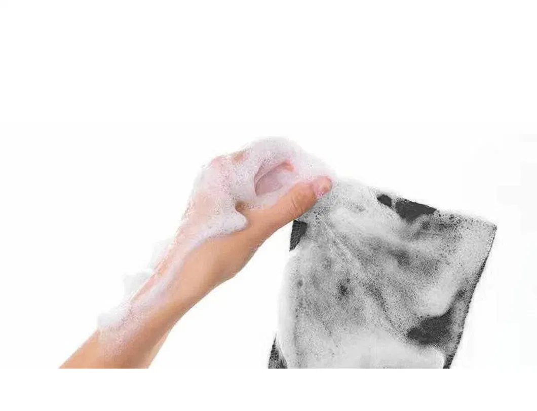 Biodegradable Viscose Fibre Exfoliating Mitt SPA Body Cleaning Glove Viscose Fibre Clean Exfoliation Scrubbing Mitt