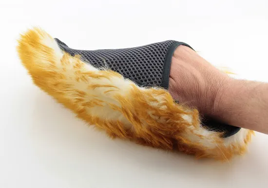 Hot Sale Lambskin Wool Car Washing Mitts for Buffing 