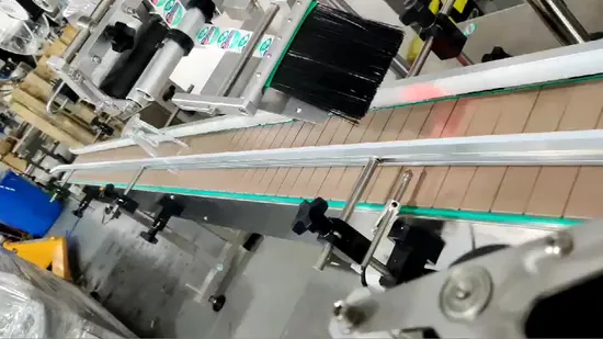 Automatic Three Sides Round Square Bottle Sticker Self Adhesive Labeling Machine Applicator 