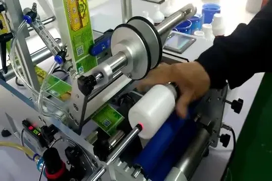 Semi Auto Labeling Machine Sticker Label Applicator Machine for Bottles 