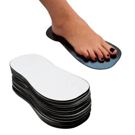 Disposable Sticky Feet for Spray Tanning 