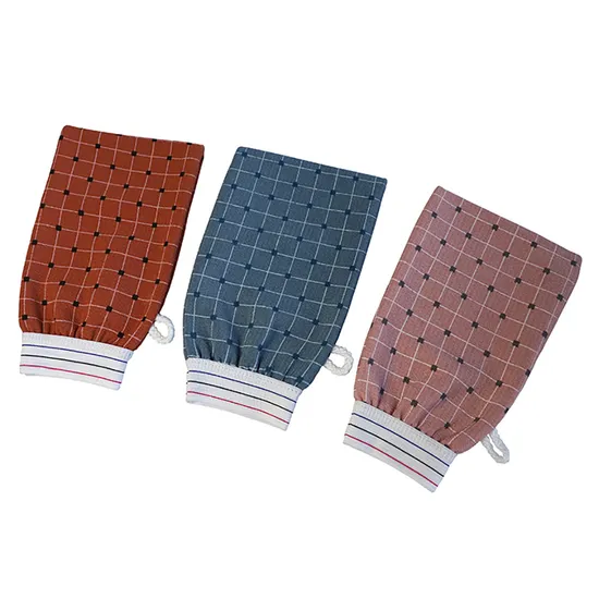Viscose Cleaning SPA Self Tanning Mitt Body Scrubber Glove Exfoliating Mitt for Remove Dead Skin 